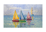 Sailboat Colors Door Mat
