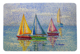 Sailboat Colors Door Mat