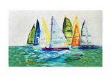 Betsy's Sailboats Door Mat