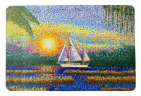Marsh Sailing II Door Mat