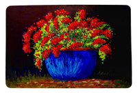 Potted Geraniums Door Mat