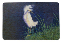 Windy Egret Door Mat