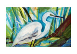 Betsy's Great Egret Door Mat