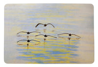 Cruising Pelicans Door Mat