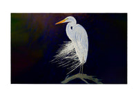 Egret Feathers Door Mat