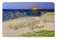 Sea Oates Moonrise Door Mat
