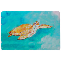 Brown Sea Turtle Door Mat