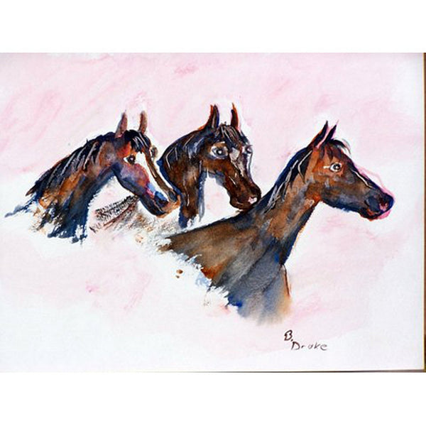 Three Horses Door Mat