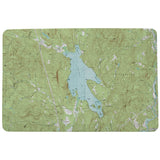 Newfound Lake, NH Nautical Map Door Mat