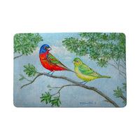 Pair of Buntings Door Mat