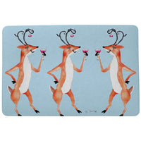 Drinking Deer Door Mat