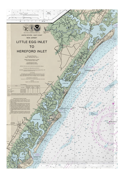 Little Egg Inlet to Hereford Inlet - Avalon, NH Nautical Map Flag