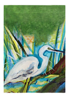 Betsy's Great Egret Garden Flag
