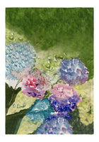 Pink & Purple Hydrangea Garden Flag