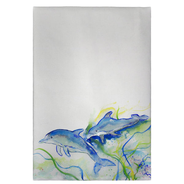 Betsy's Dolphins Guest Towel