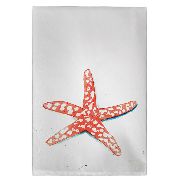 Coral Starfish Guest Towel