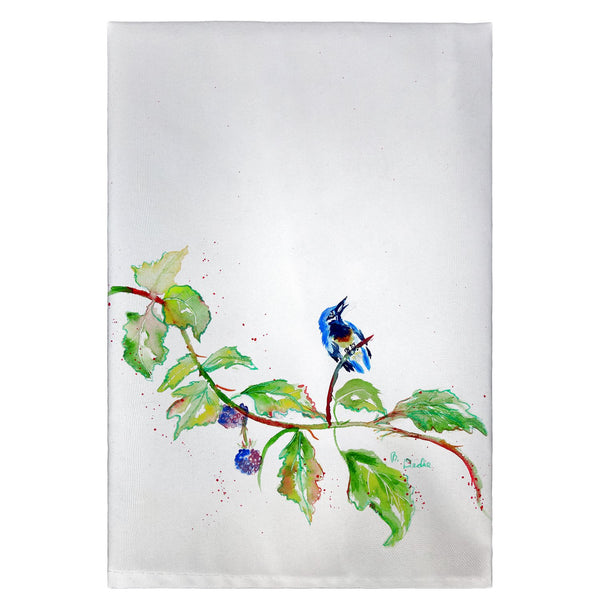 Bird & Blackberries Guest Towel