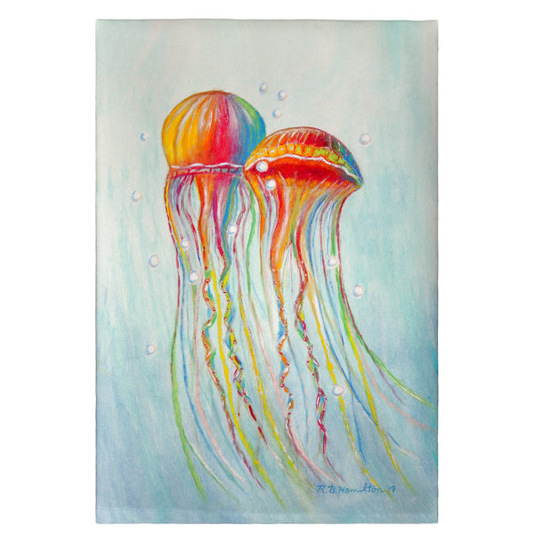 Colorful Jellyfish Guest Towel