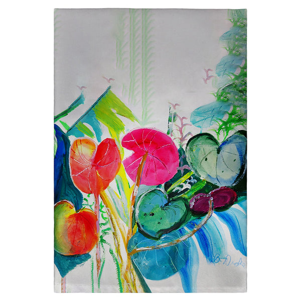 Cyclamen Plant Guest Towel