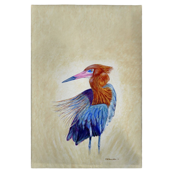 Reddish Egret Portrait Guest Towel