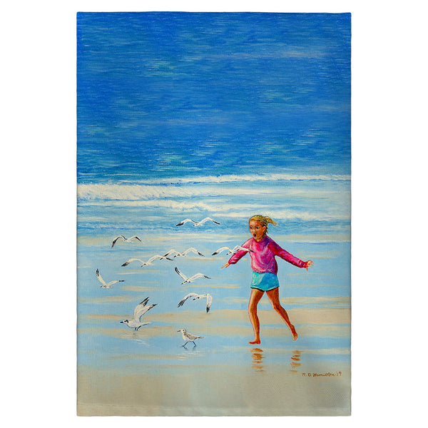 Chasing Gulls Guest Towel