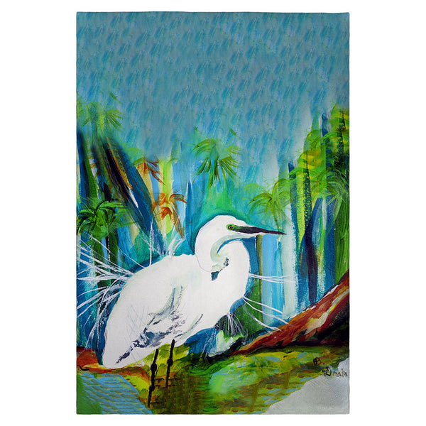 Acyrlic Egret Guest Towel