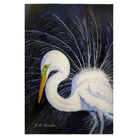 Breeding Egret Guest Towel