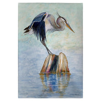 Balancing Heron Guest Towel