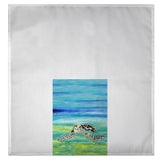 Sea Turtle Surfacing Guest Towel