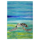 Sea Turtle Surfacing Guest Towel