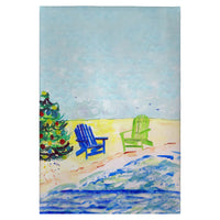 Beach Chair Christmas Guest Towel