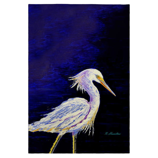 Palette Snowy Egret Guest Towel