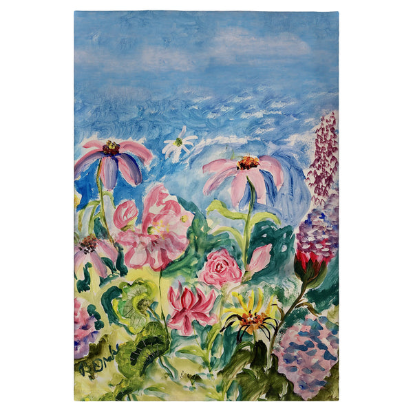 Pink Garden II Guest Towel