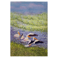 White Pelican Wings Guest Towel