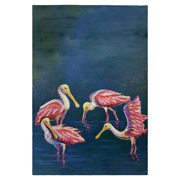 Spoonbill Gathering Guest Towel