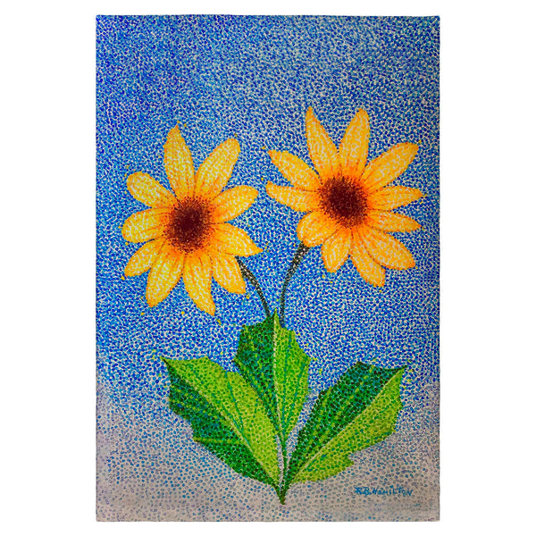 Dune Sunflowers Guest Towel