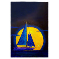 Moonrise Sail II Guest Towel