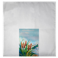 Dragonfly & Cattails Guest Towel