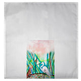 Egret in Marsh Guest Towel