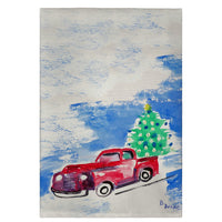 Truck and Tree Guest Towel