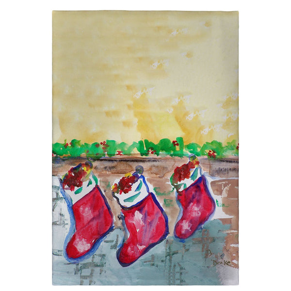 Christmas Stockings Guest Towel