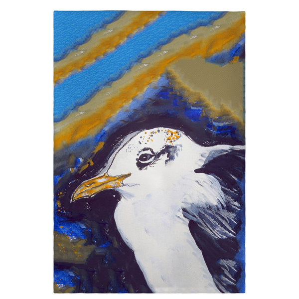 Gull Portrait Lt Guest Towel