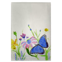 Betsy's Blue Morpho Guest Towel