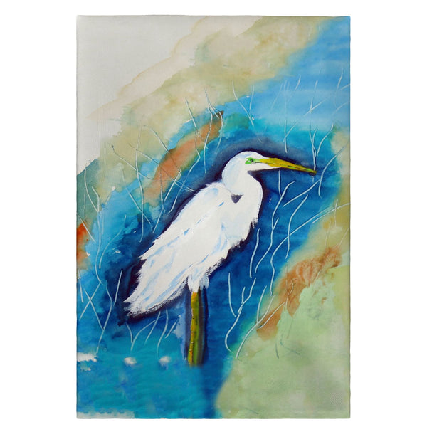 Great Egret Rt Guest Towel