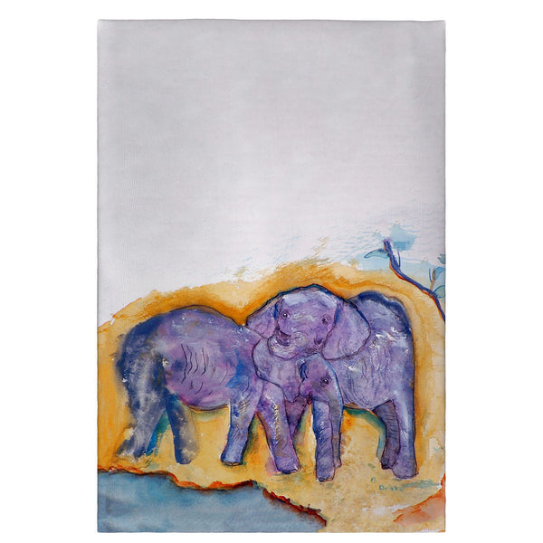 Elephants Guest Towel