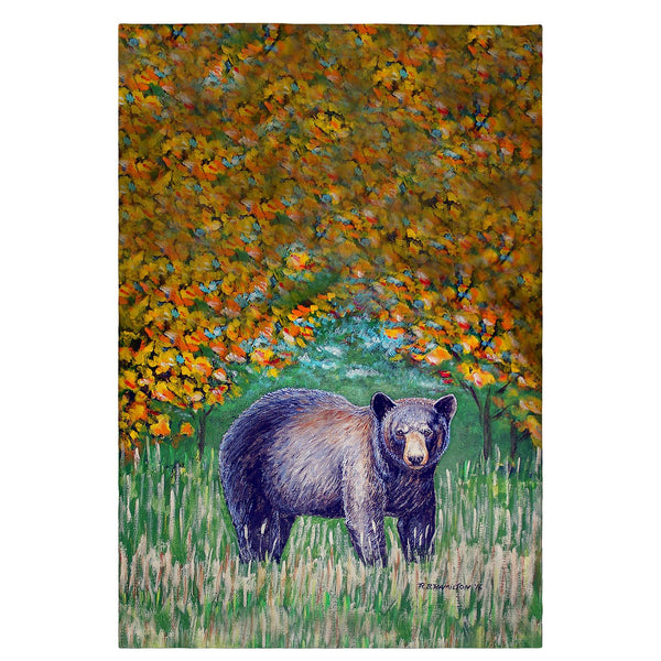 Black Bear Guest Towel