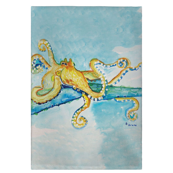 Gold Octopus Guest Towel