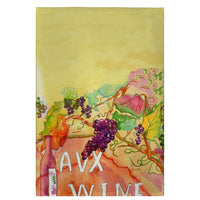 Wine & Grapes Guest Towel