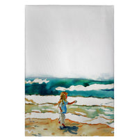 Girl at Beach Guest Towel