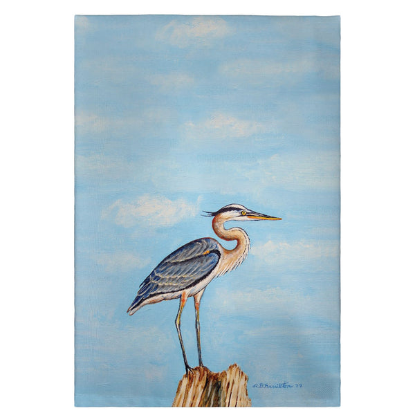 Blue Heron on Stump Guest Towel